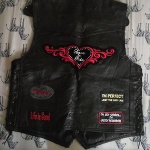 Diamond plate motorcycle vest